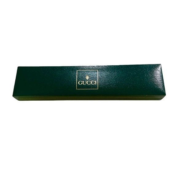 Gucci 6300l Women’s Quartz Gold Finish Black Leather main image 7